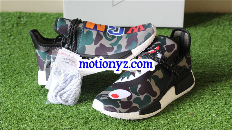 Pharrell Williams NMD Human Race Camo Bape